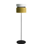 Aspen F40 Floor Lamp - Black / Snow Top Shade