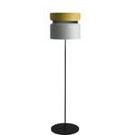 Aspen F40 Floor Lamp - Black / Lemon Top Shade