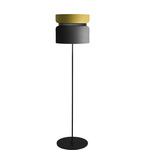 Aspen F40 Floor Lamp - Black / Lemon Top Shade