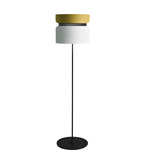 Aspen F40 Floor Lamp - Black / Lemon Top Shade