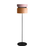 Aspen F40 Floor Lamp - Black / Rose Top Shade