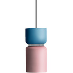 Aspen S17A Pendant - Black / Aqua Top Shade