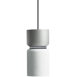 Aspen S17A Pendant - Black / Limestone Top Shade