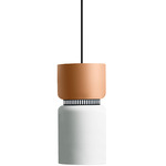 Aspen S17A Pendant - Black / Mango Top Shade