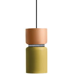 Aspen S17A Pendant - Black / Mango Top Shade