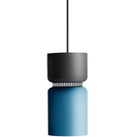 Aspen S17A Pendant - Black / Grey Top Shade