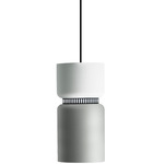 Aspen S17A Pendant - Black / Snow Top Shade