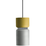 Aspen S17A Pendant - Black / Lemon Top Shade