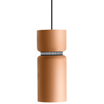 Aspen S17B Pendant - Black / Mango Top Shade