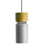 Aspen S17B Pendant - Black / Lemon Top Shade