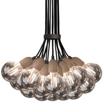 Ilde Wood Max S Multi Light Pendant - Natural Oak