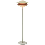 Overlay F Floor Lamp - Matte Beige / Cognac / Beige / Copper / Beige