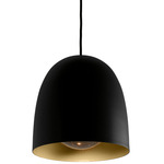 Speers S1 Pendant - Matte Black / Satin Brass