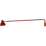 System W125 Swing Arm Wall Sconce - Matte Red