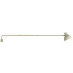 System W125 Swing Arm Wall Sconce - Satin Beige