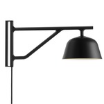 Ambit Plug-In Wall Sconce - Black