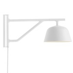 Ambit Plug-In Wall Sconce - White