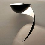 Flame Wall Sconce - Black