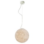 Luna Pendant - White / White