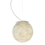 Luna Pendant - White / White