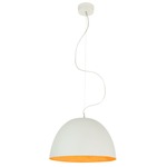 Luna H2O Pendant - White / Orange