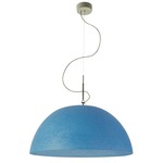 Luna Mezza Luna Nebulite Pendant - White / Blue