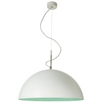 Mezza Luna Pendant - White / Turquoise