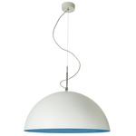 Mezza Luna Pendant - White / Blue