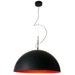 Mezza Luna Pendant - Black / Red