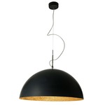 Mezza Luna Pendant - Black / Gold