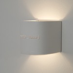 Luna Punto Luce Wall Light - White / White