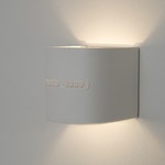 Luna Punto Luce Wall Light - White / White