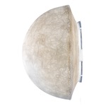 Luna Button Wall Sconce - White