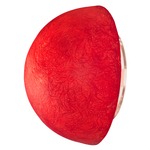 Luna Button Wall Sconce - Red