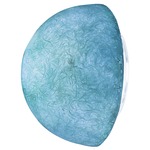 Luna Button Wall Sconce - Blue