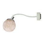 Micro Luna Wall Sconce - White / White