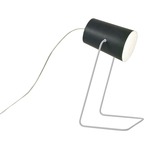 Matt Paint Lavagna Table Lamp - Black Chalkboard / White