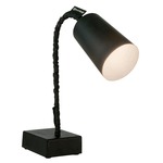 Matt Paint T2 Lavagna Table Lamp - Black Chalkboard / White