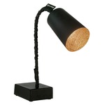Matt Paint T2 Lavagna Table Lamp - Black Chalkboard / Bronze