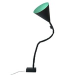 Matt Flower Lavagna Floor Lamp - Black Chalkboard / Turquoise