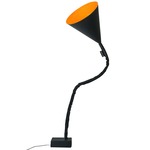 Matt Flower Lavagna Floor Lamp - Black Chalkboard / Orange