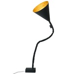 Matt Flower Lavagna Floor Lamp - Black Chalkboard / Gold