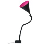 Matt Flower Lavagna Floor Lamp - Black Chalkboard / Magenta