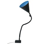Matt Flower Lavagna Floor Lamp - Black Chalkboard / Blue
