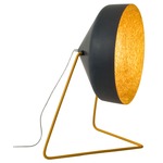 Matt Cyrcus F Lavagna Floor Lamp - Black Chalkboard / Gold
