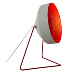 Matt Cyrcus F Cemento Floor Lamp - Grey Cement / Red