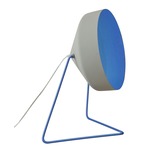 Matt Cyrcus F Cemento Floor Lamp - Grey Cement / Blue