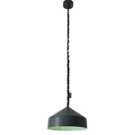 Matt Cyrcus Lavagna Pendant - Black Chalkboard / Turquoise