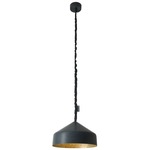 Matt Cyrcus Lavagna Pendant - Black Chalkboard / Gold