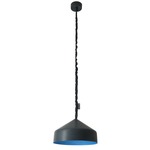 Matt Cyrcus Lavagna Pendant - Black Chalkboard / Blue